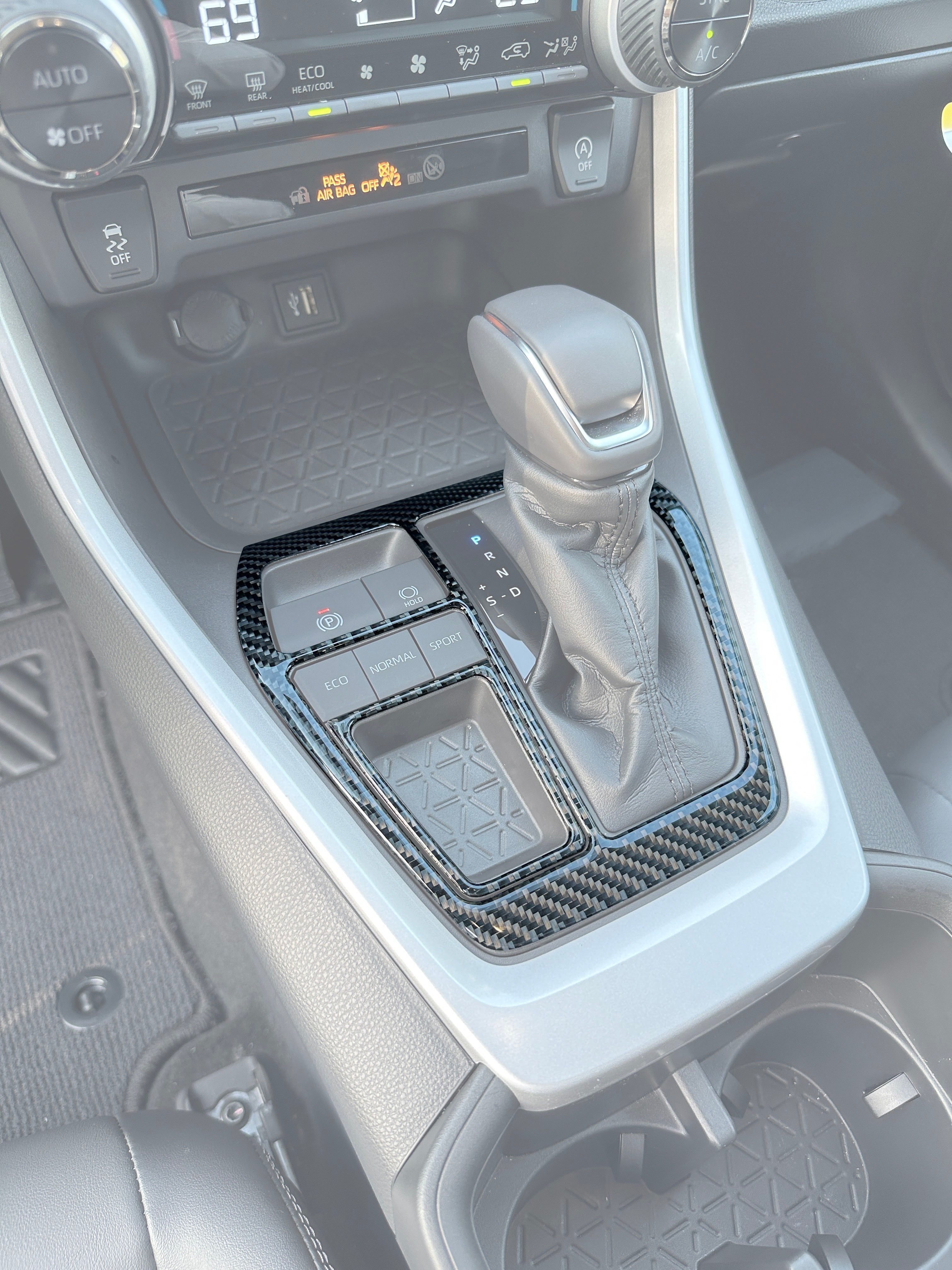 Center Console Accent Trim Fits 2019-2025 Toyota Rav4