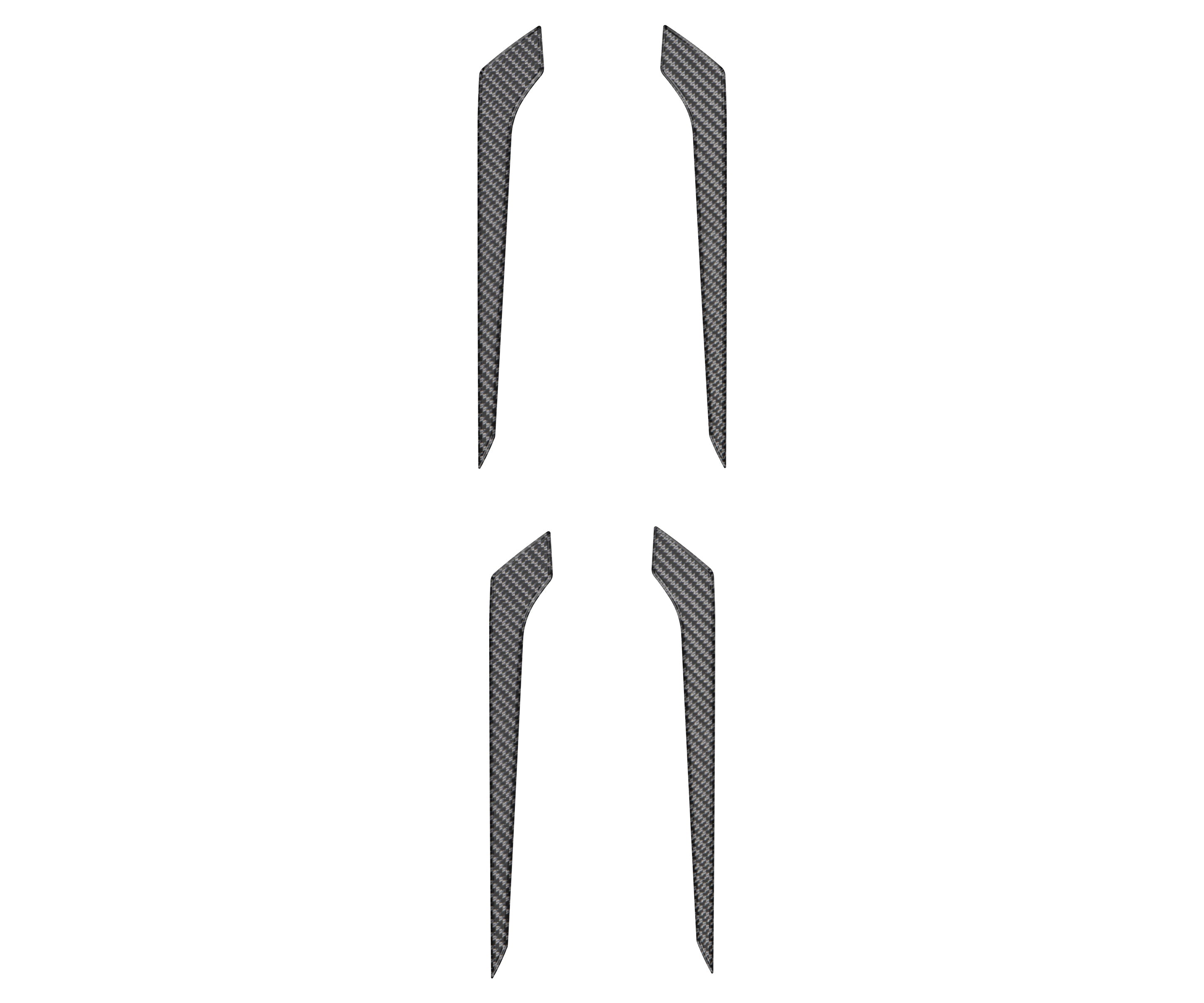 Tufskinz.com Upper Arm Rest Accent Trim Fits 2019-2025 Toyota Rav4 - SKU RAV008-RED-G - RAV08 DCF G - off-road overland product image