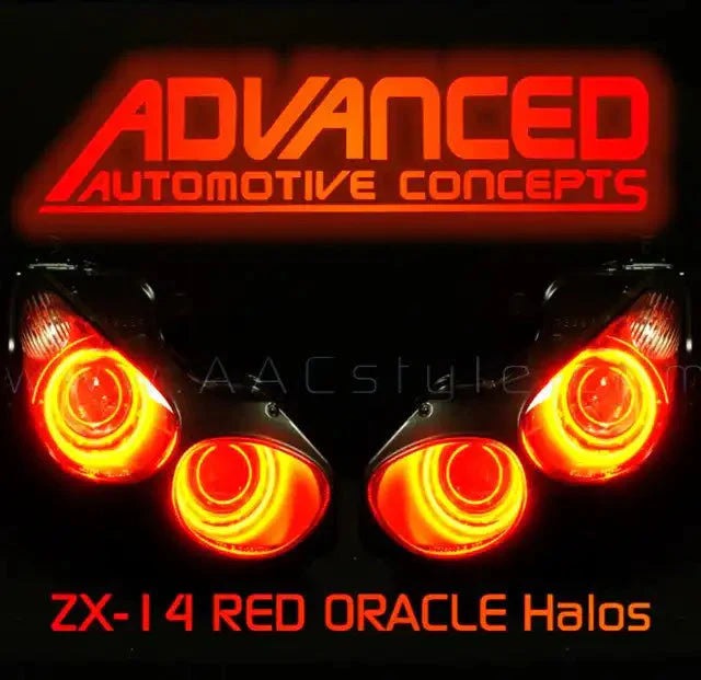 ORACLE Lighting 2007-2015 Kawasaki ZX-14R LED Headlight Halo Kit