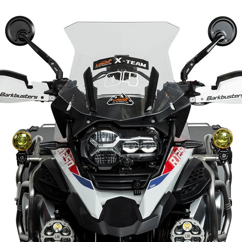 RM01 CNC Aluminum Rearview Mirror – Wide-Angle Spherical Lens, Anti-Glare, Folding Design