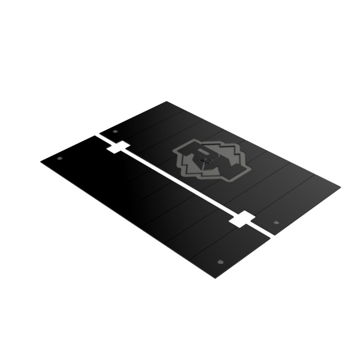 Diabolical Inc Raptor Nation engraved marine deck mats for Ford Bronco Slipstream