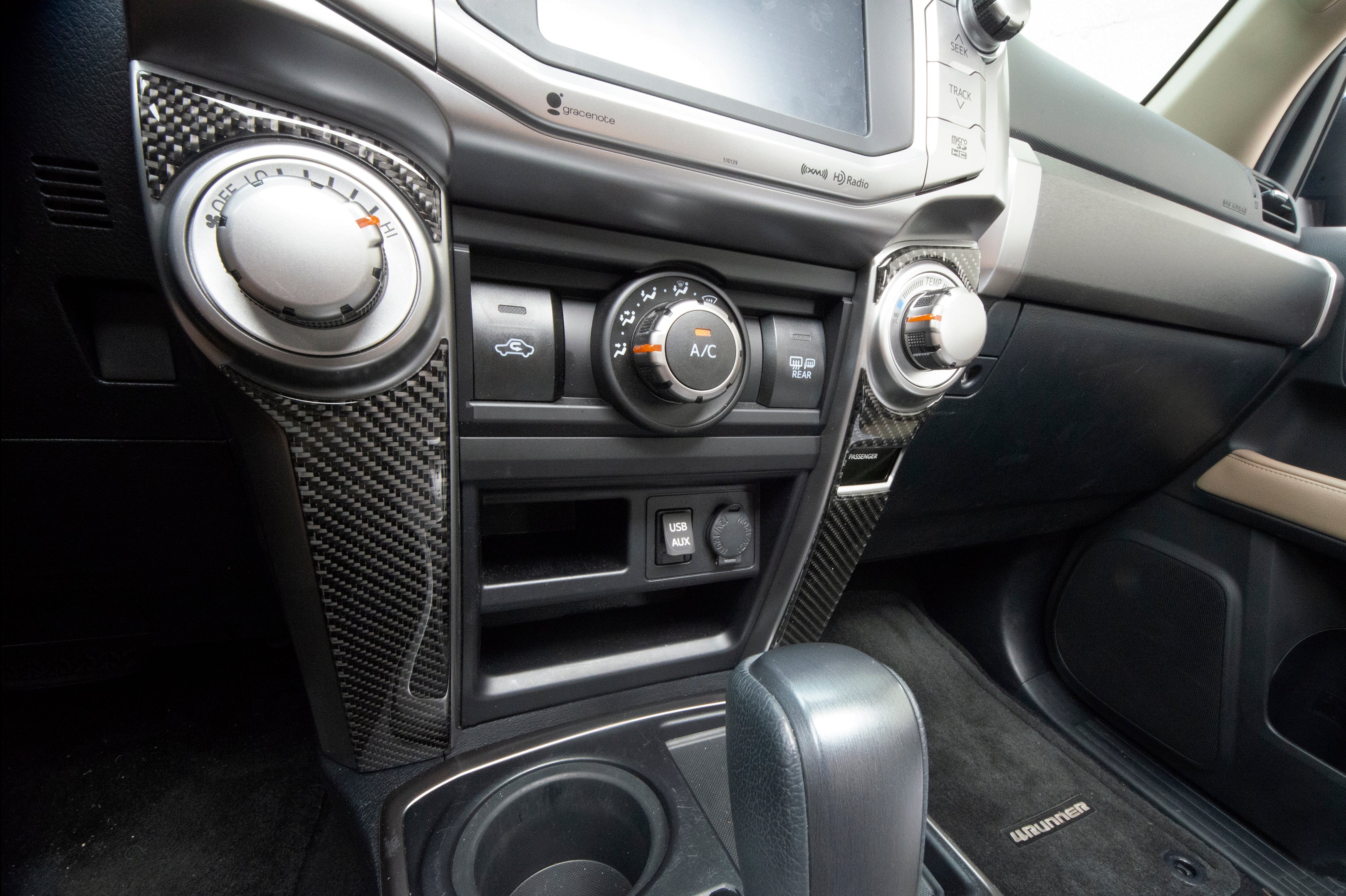 Side of Climate Control Accent Trim Fits 2014-2024 Toyota 4Runner