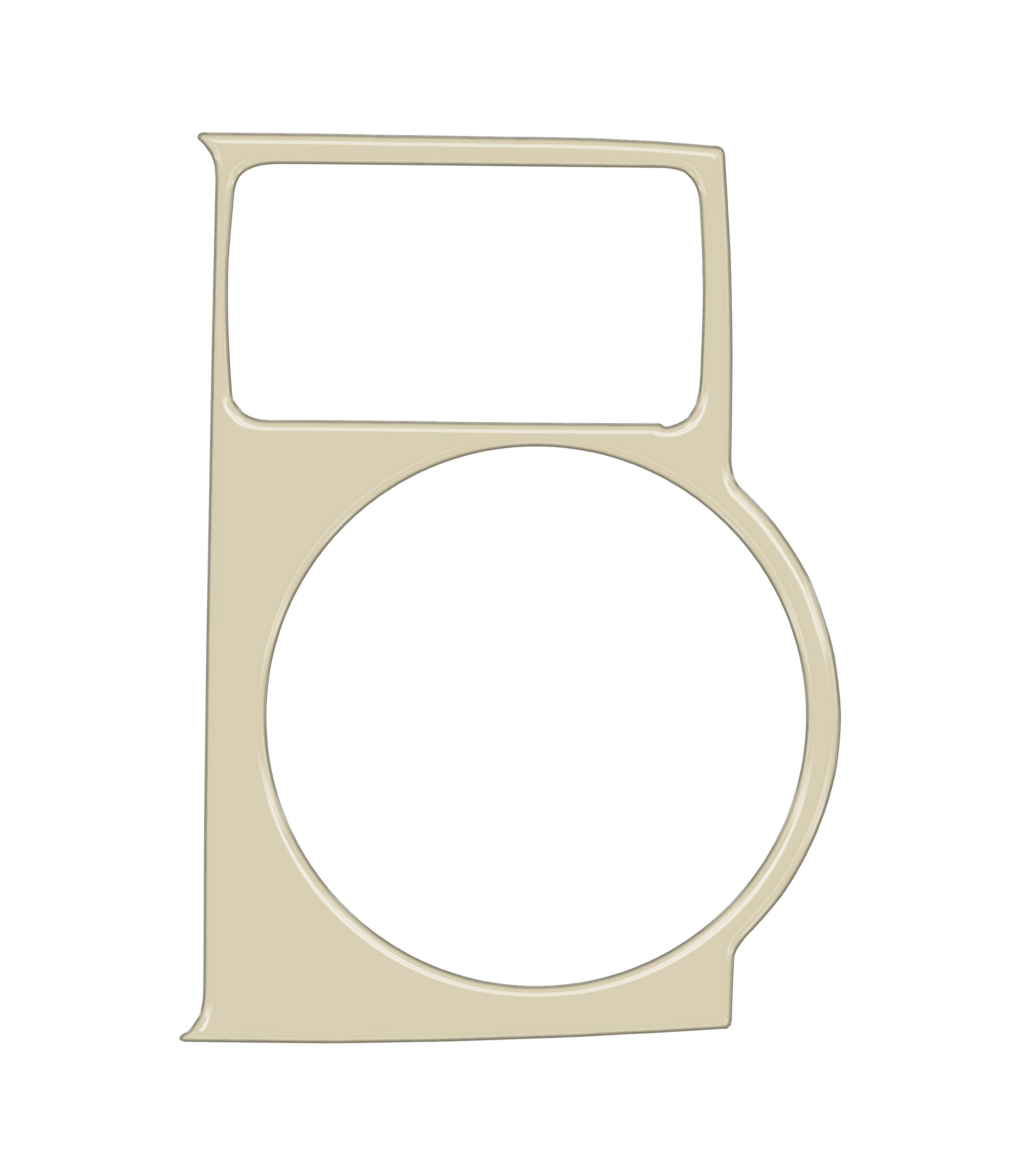 Center Cup Holder with Shifter Boot Accent Trim Fits 2014-2020 Toyota 4Runner w/ Shifter Boot *OE Color - Quicksand Tan