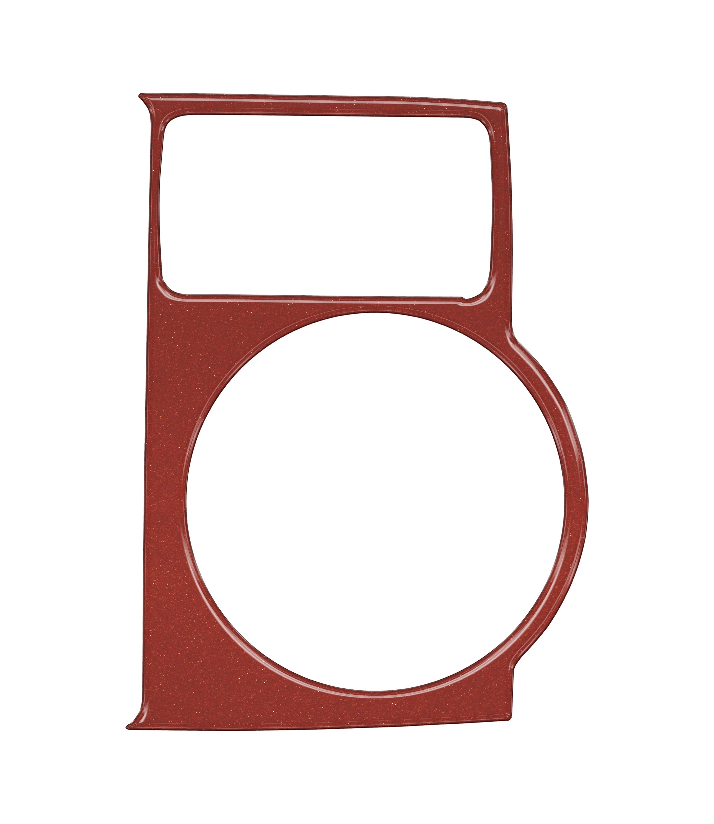 Center Cup Holder with Shifter Boot Accent Trim Fits 2014-2020 Toyota 4Runner w/ Shifter Boot Ruby Red (Similar to Barcelona Red)
