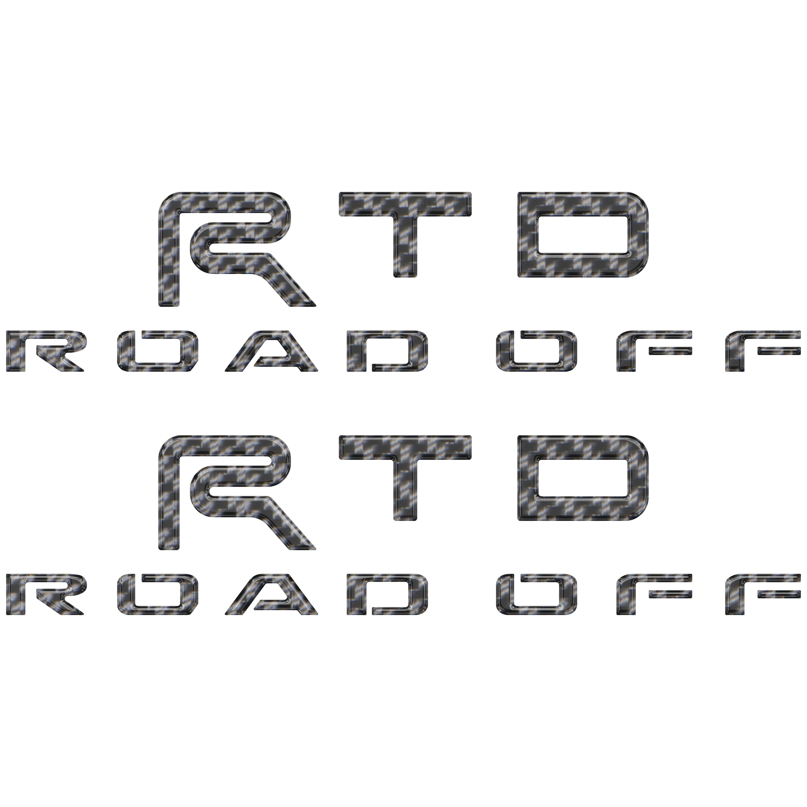 C Pillar Letter Overlays Fits 2025-2026 Toyota 4runner