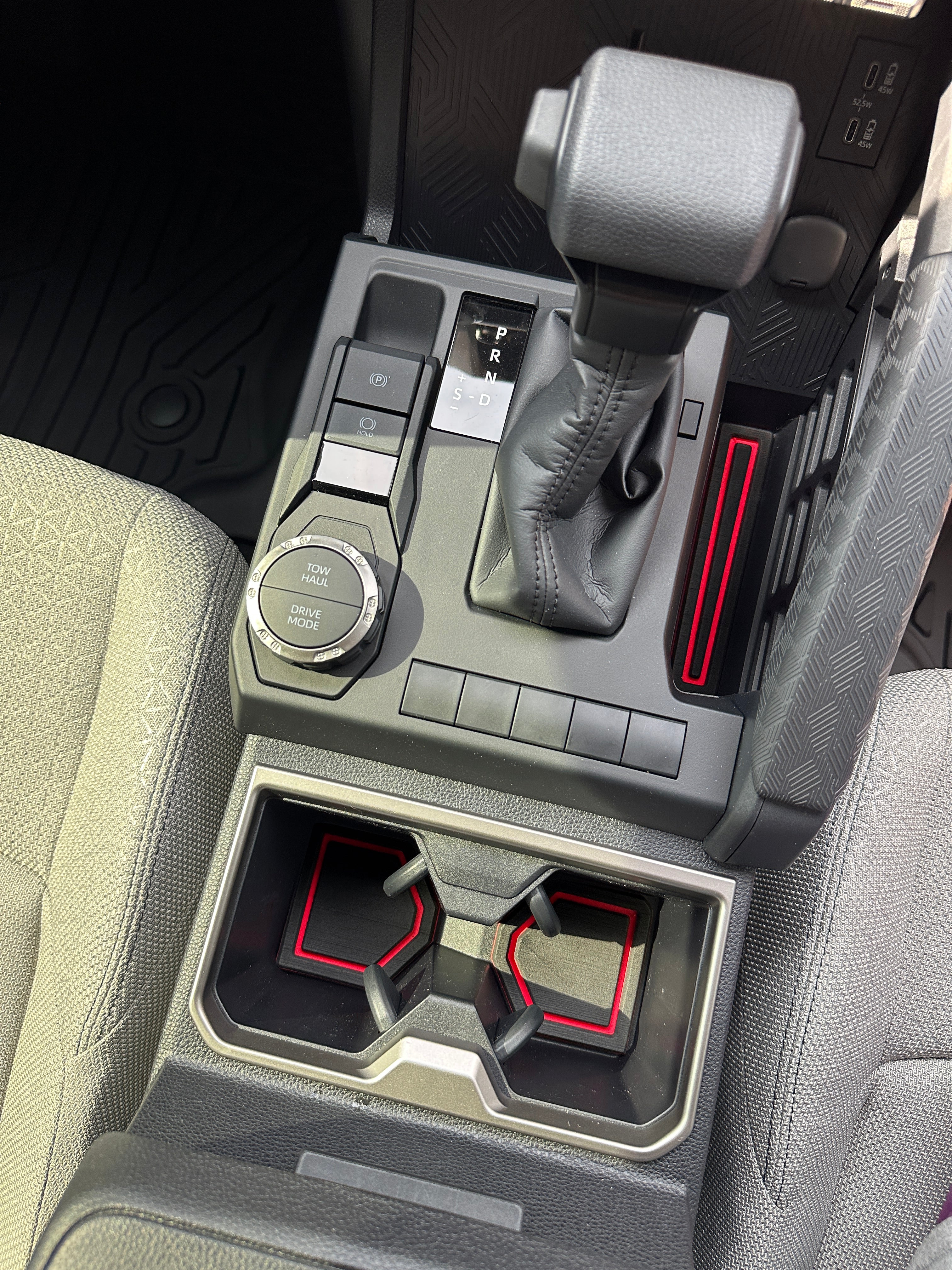 CenteConsole/Cupholder Inserts Fits 2025-2026 Toyota 4runner