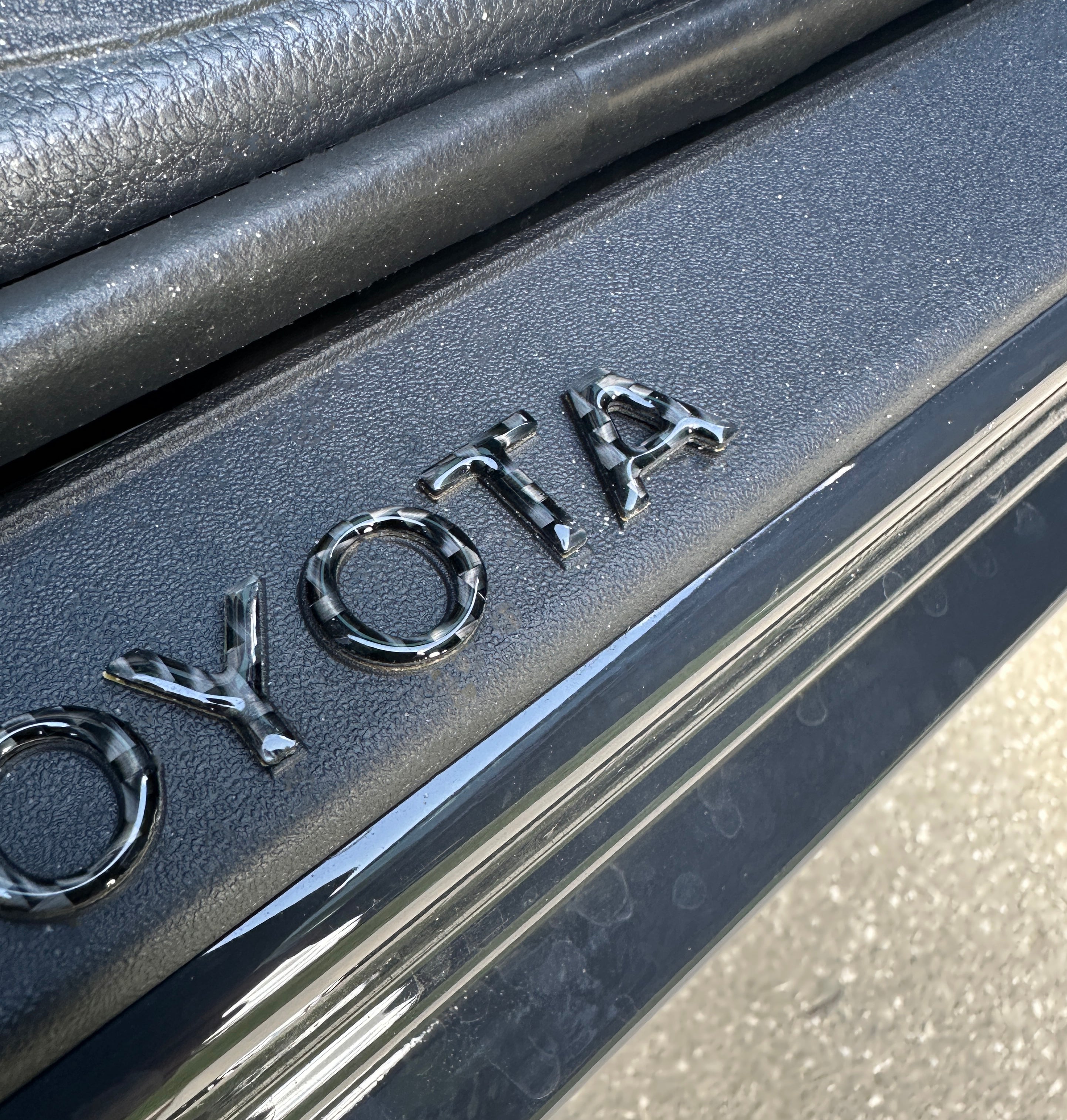 Door Sill Letter Overlays Fits 2025-2026 Toyota 4Runner