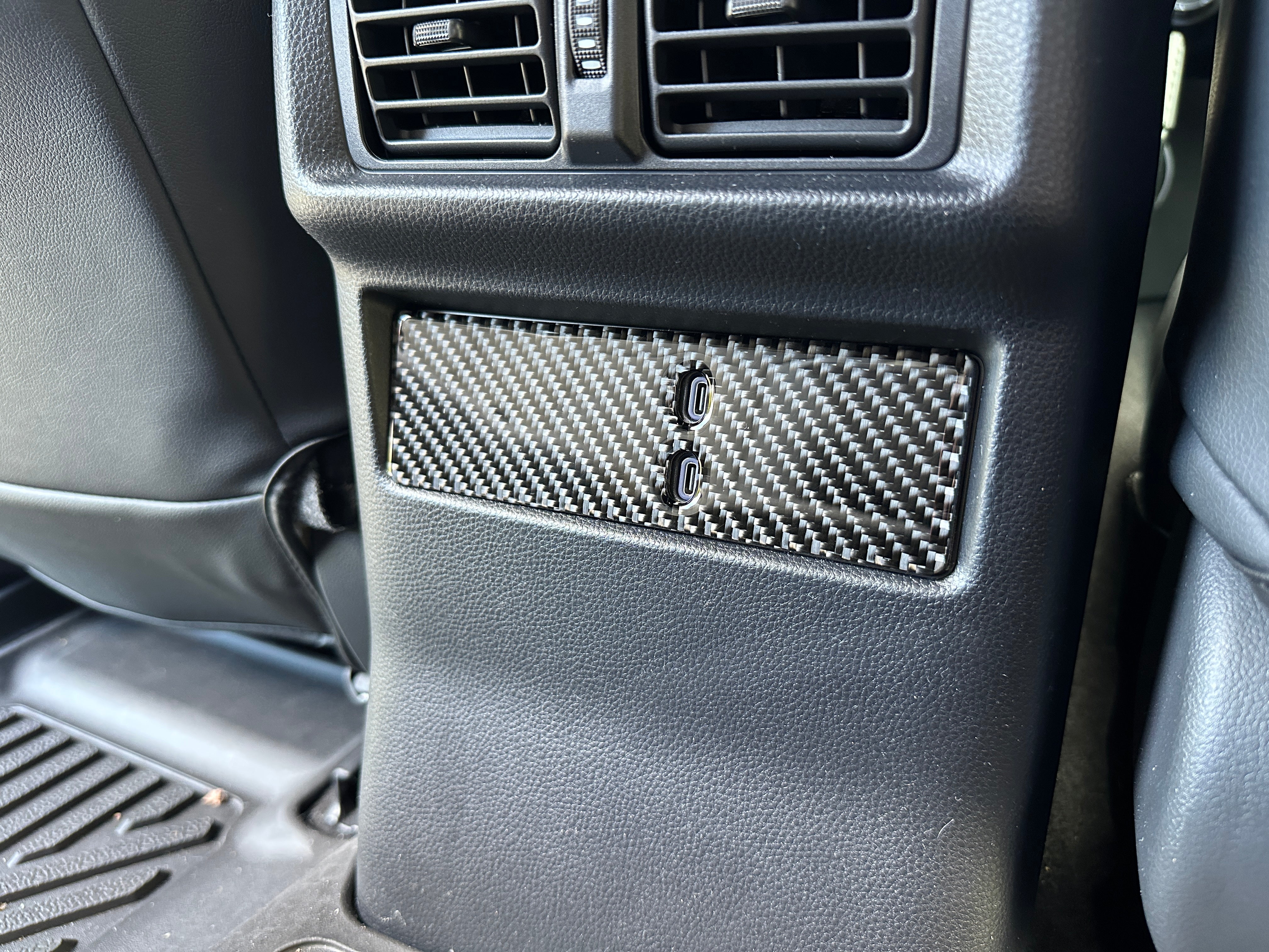 Rear U.S.B Port Accent Trim Fits 2025-2026 Toyota 4Runner