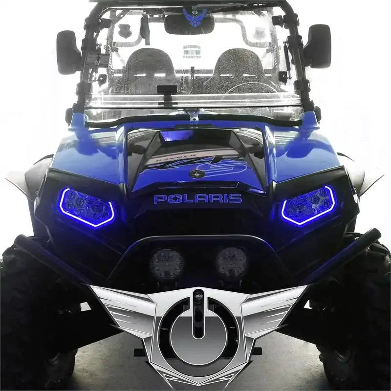 ORACLE Lighting 2009-2016 Polaris RZR LED Headlight Halo Kit