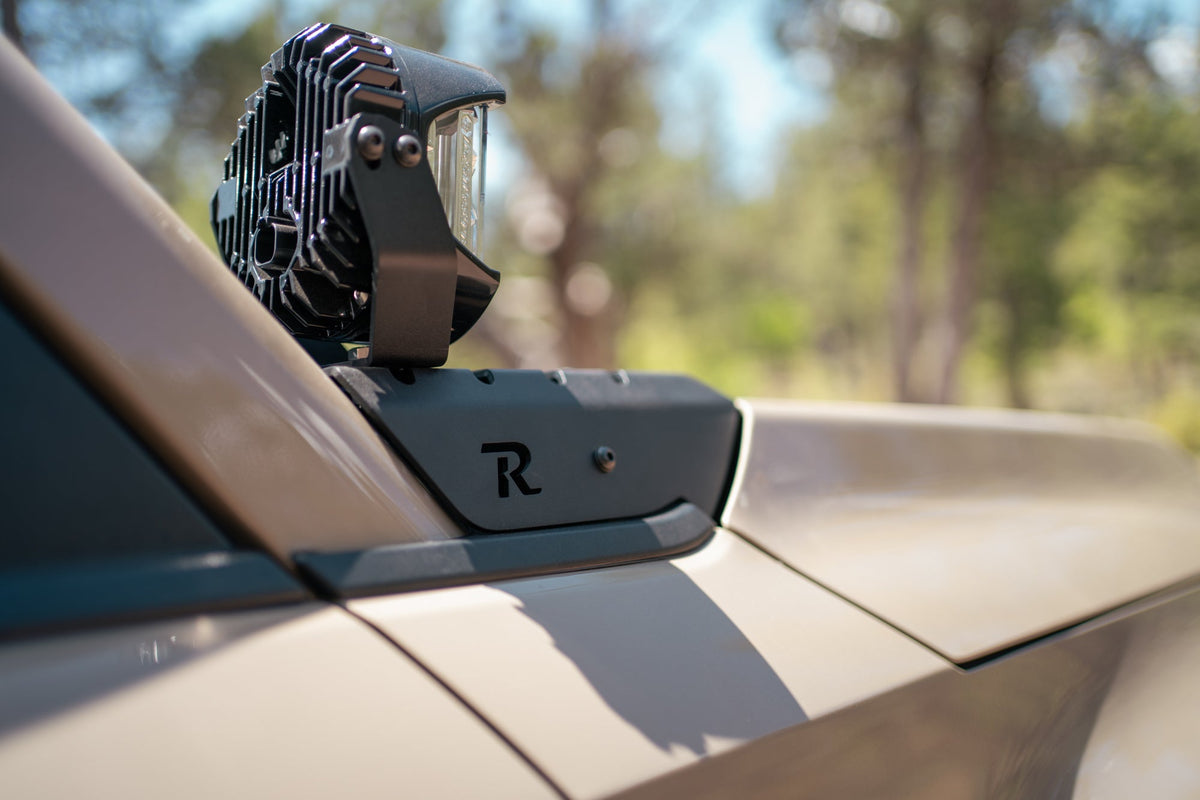 Rago Fabrication A-pillar light mounts for Lexus GX 550