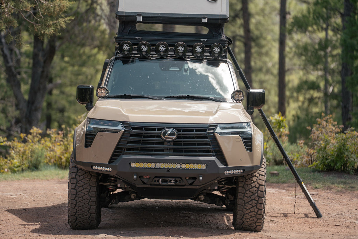 Rago Fabrication A-pillar light mounts for Lexus GX 550