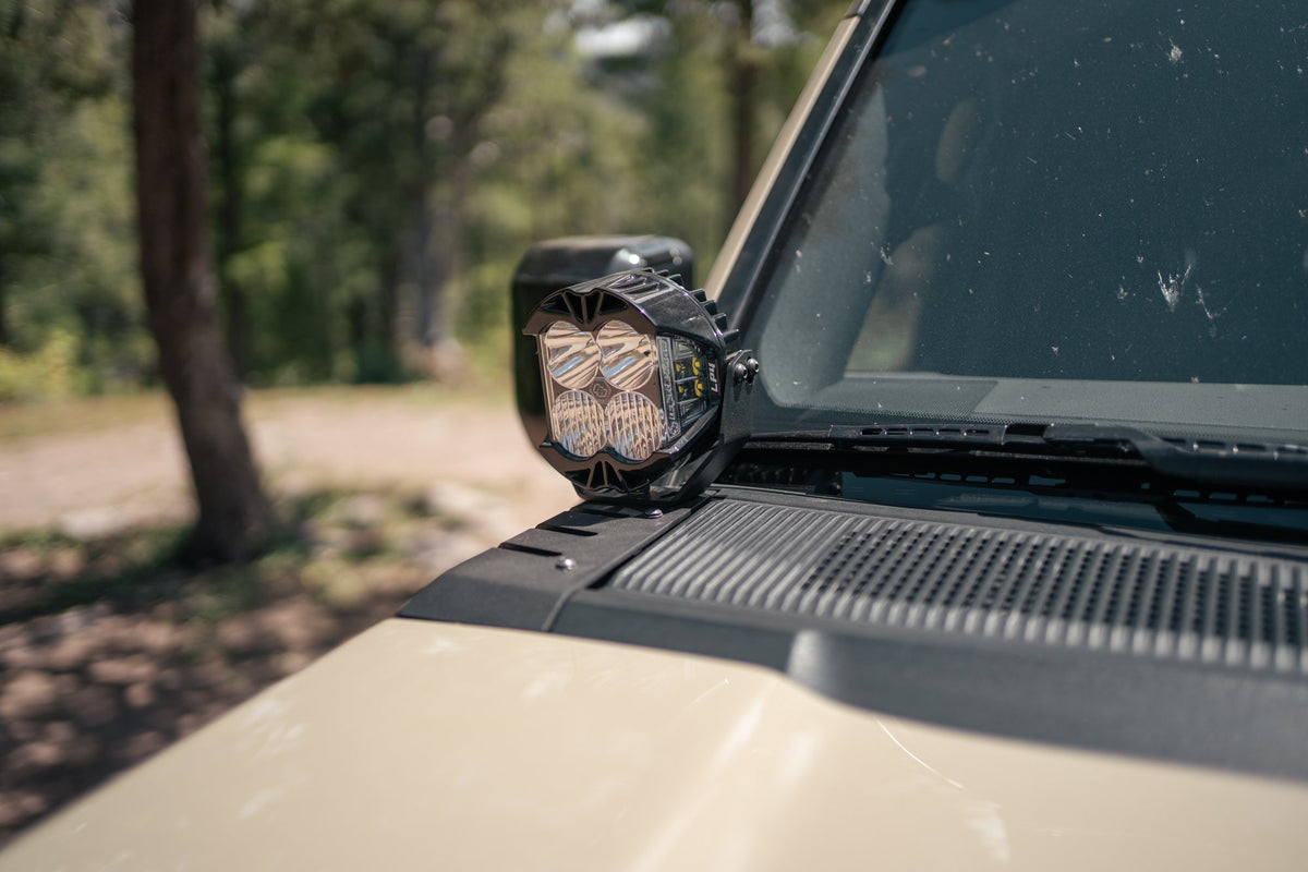 Rago Fabrication A-pillar light mounts for Lexus GX 550