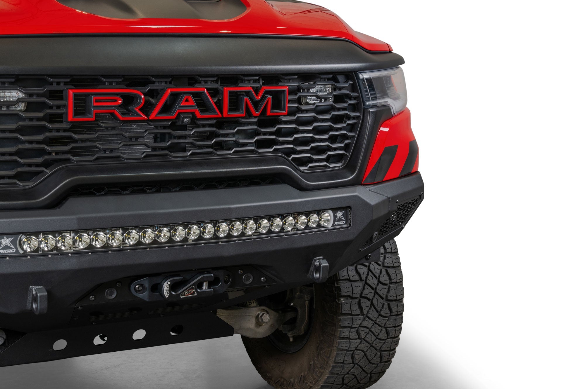 Ram-RHO-Stealth-Fighter-Front-Bumper-Winch-Kit-Installed-Studio-3 - NVMOS