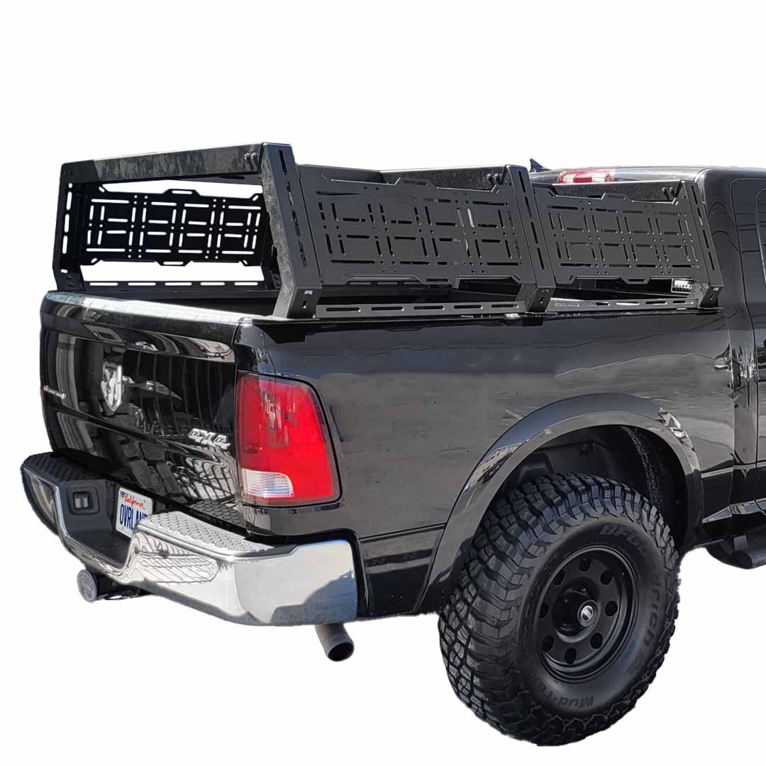 Ruff Rax modular steel bed rack with MOLLE panels for RAM 1500 5.7 ft bed (2009-2018)