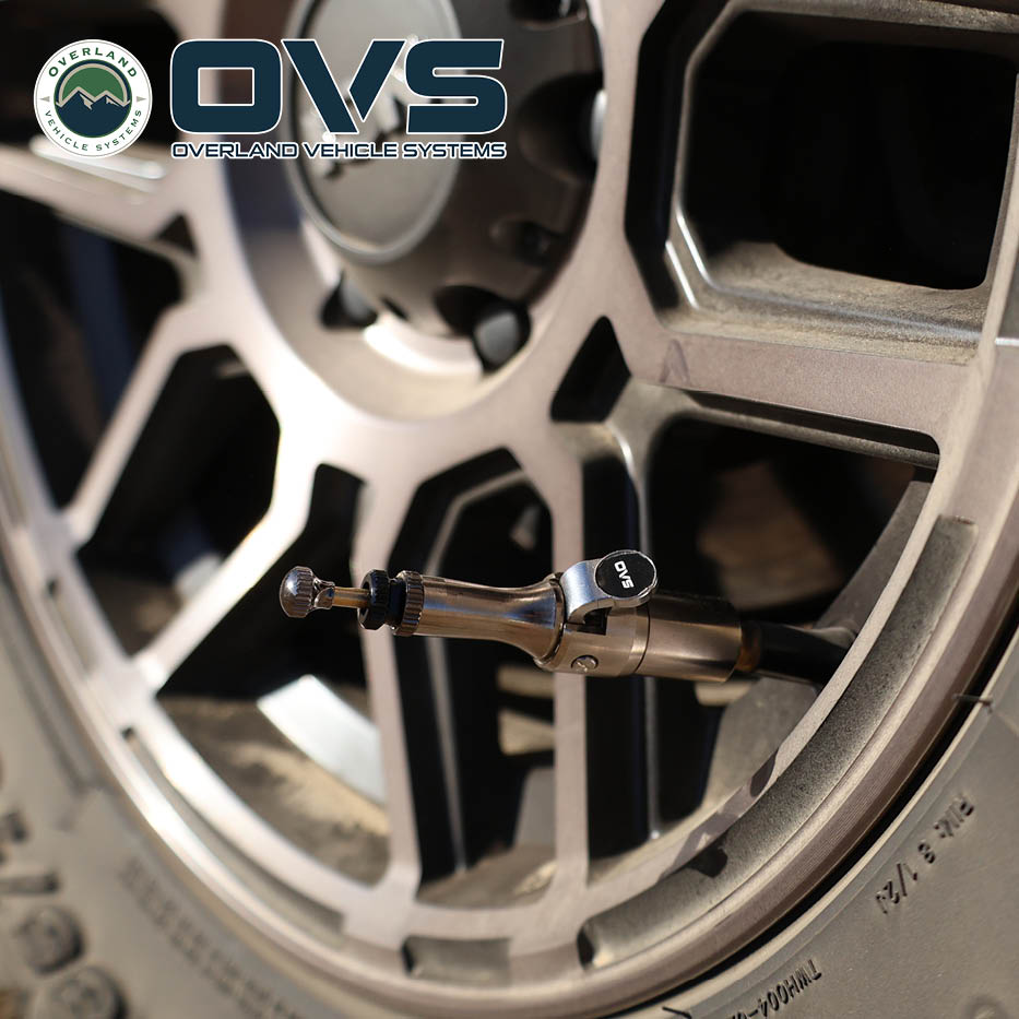 Overland Vehicle Systems Rapid Tire Deflators 4 piece adjustable kit with case - view 5