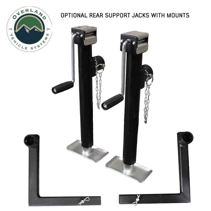 OVS rear support jacks pair for off road trailer - view 3