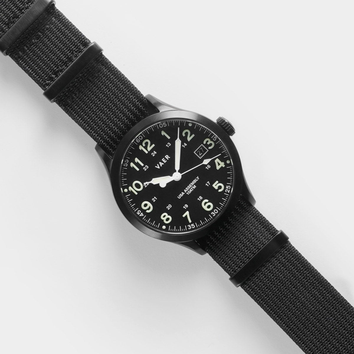 VAER C5 Tactical Field Watch - 40mm Ameriquartz