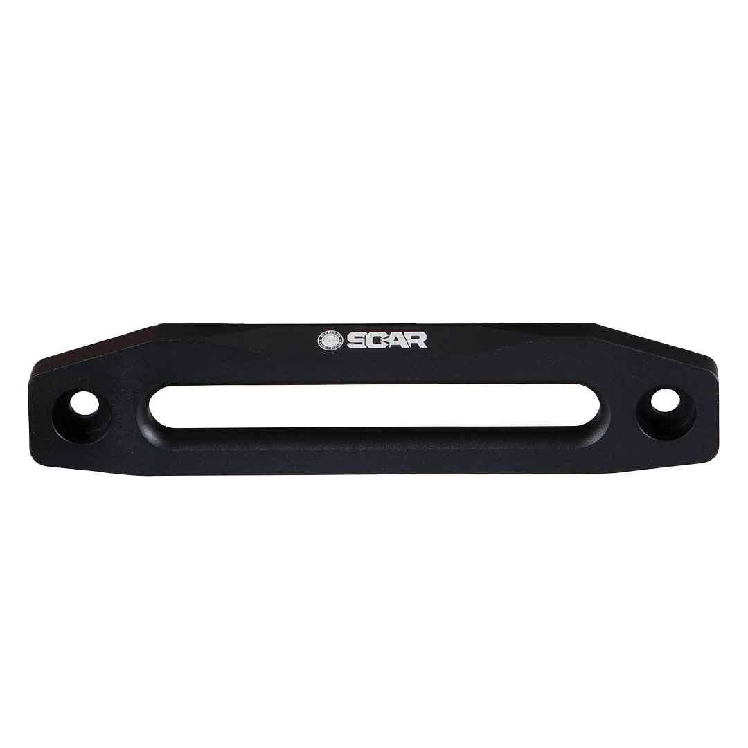 OVS recovery winch aluminum fairlead, black powder coat