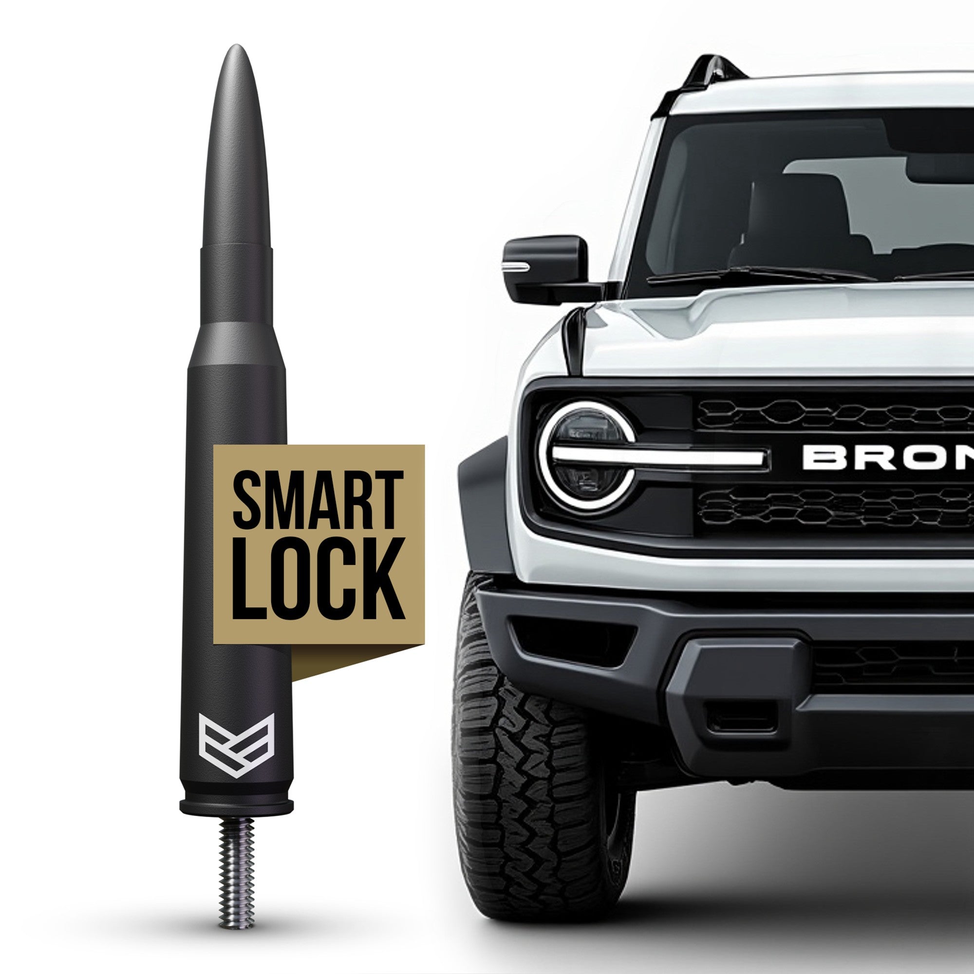 RoninFactoryFordBroncoTruckSmartLockBulletAntenna50cal01 - NVMOS