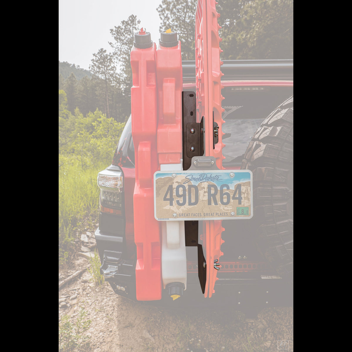 C4 Fabrication Rotopax / Maxtrax Mount (4Runner Rear Bumper)