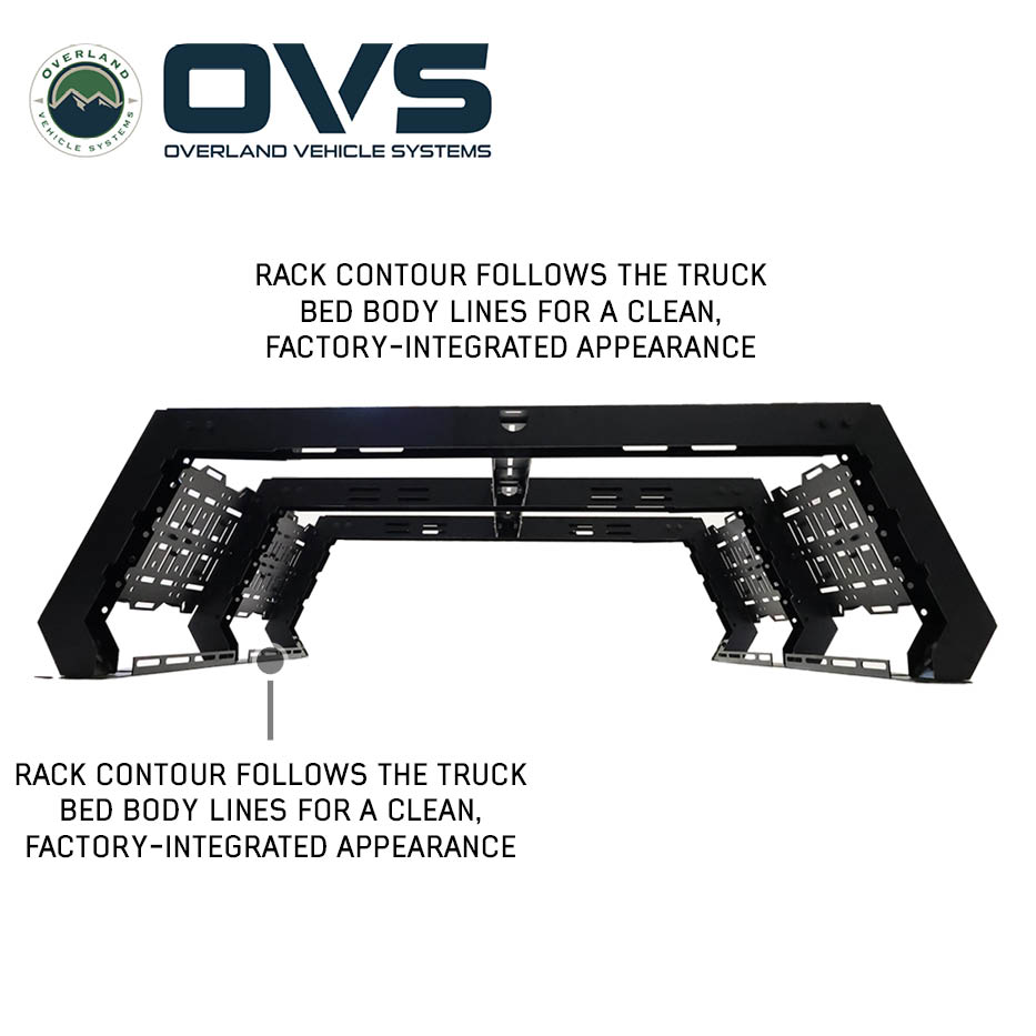 Ruff Rax modular steel bed rack with MOLLE panels for RAM 2500 / 3500 6.4 ft bed (2011-2027) - view 10