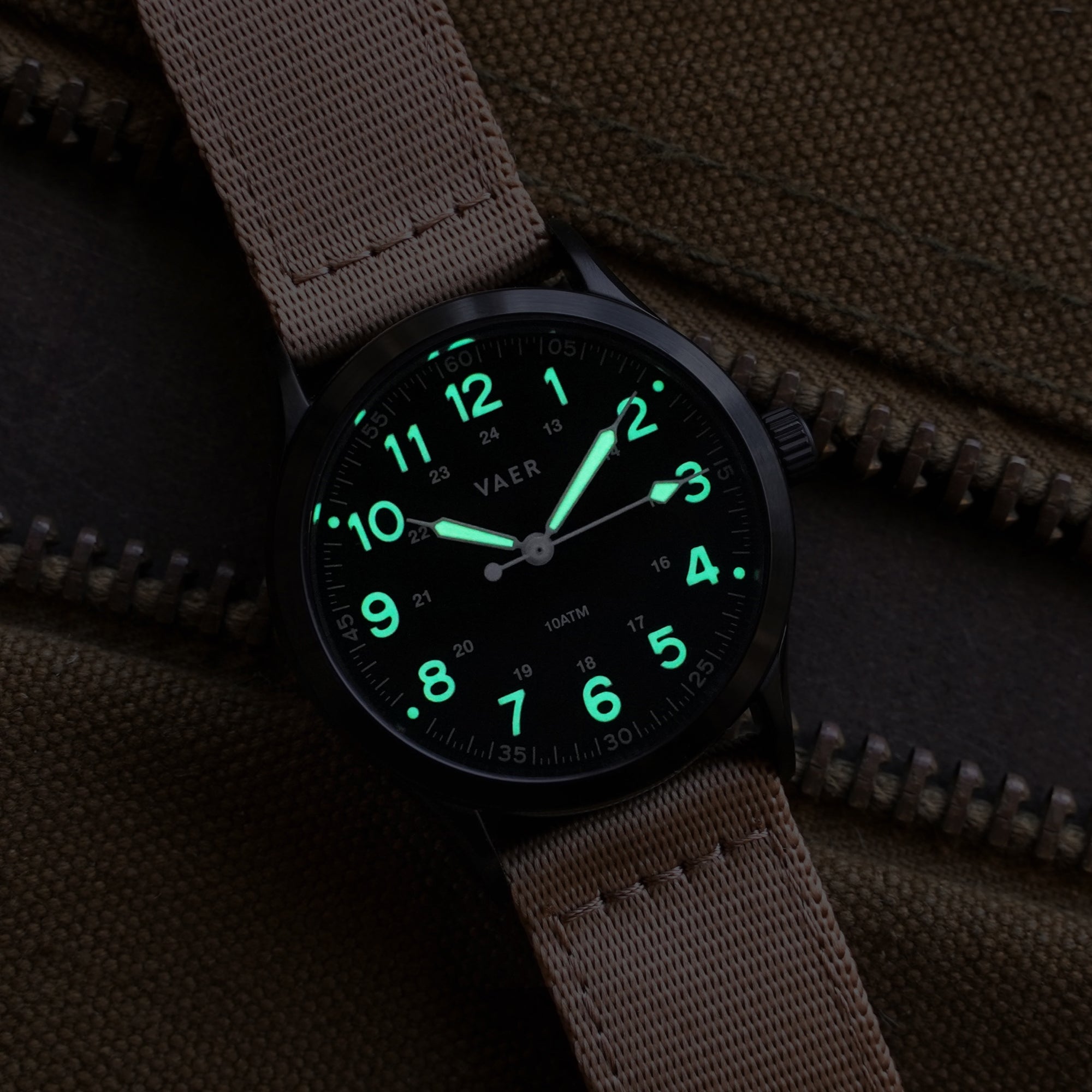 VAER S3 Tactical Field Watch - 36mm Quartz