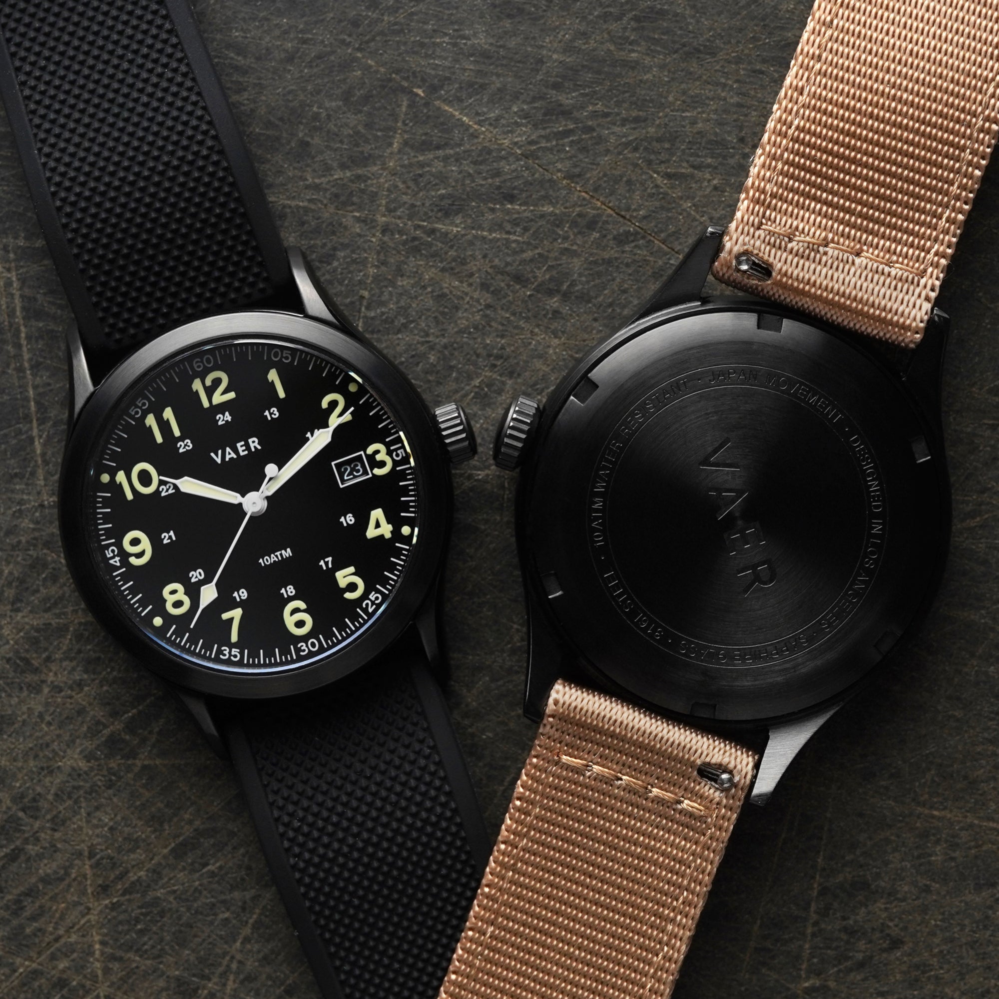 VAER S3 Tactical Field Watch - 36mm Quartz