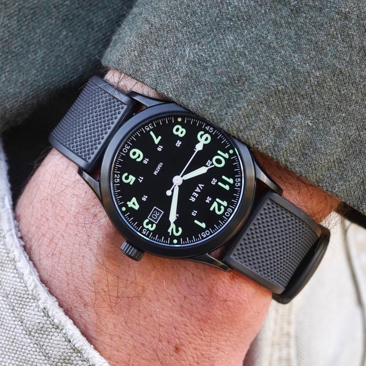 VAER S3 Tactical Field Watch - 36mm Quartz