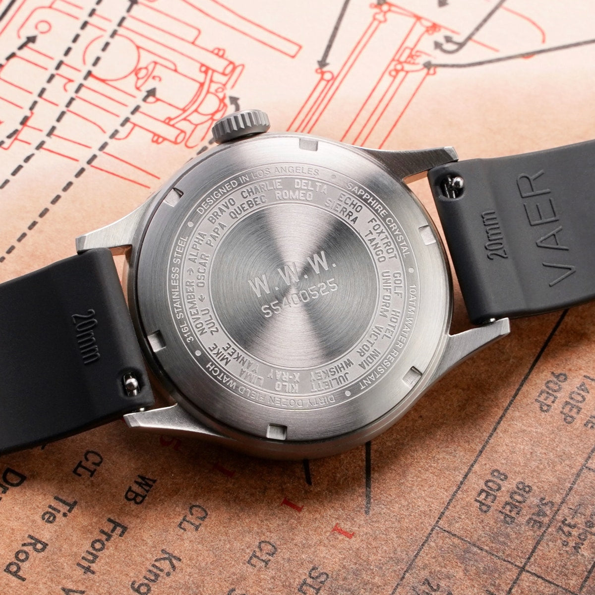 VAER S5 Dirty Dozen Mens Watch - 40mm Quartz