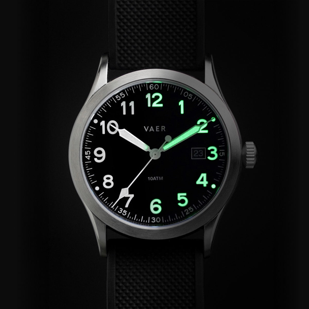 VAER S3 Calendar Field Black Watch - 36mm Quartz