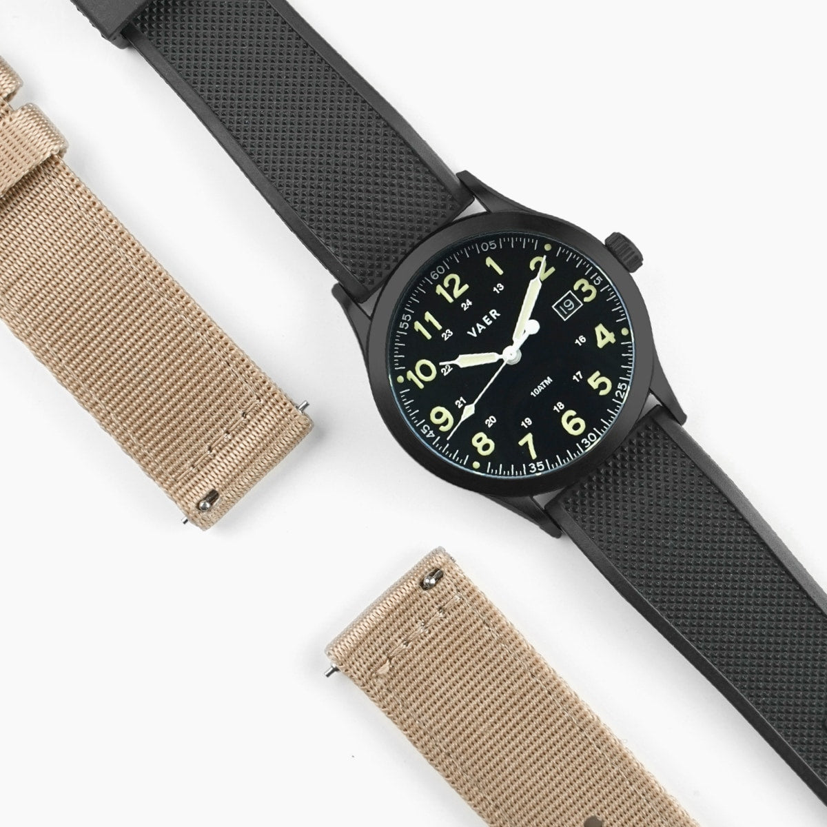 VAER S3 Tactical Field Watch - 36mm Quartz