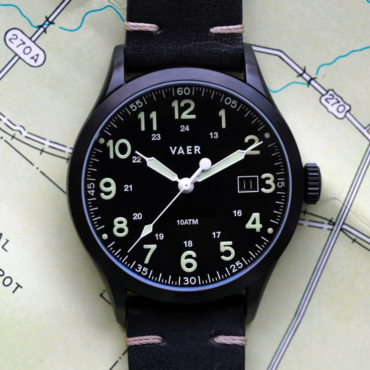 VAER S3 Tactical Field Watch - 36mm Quartz