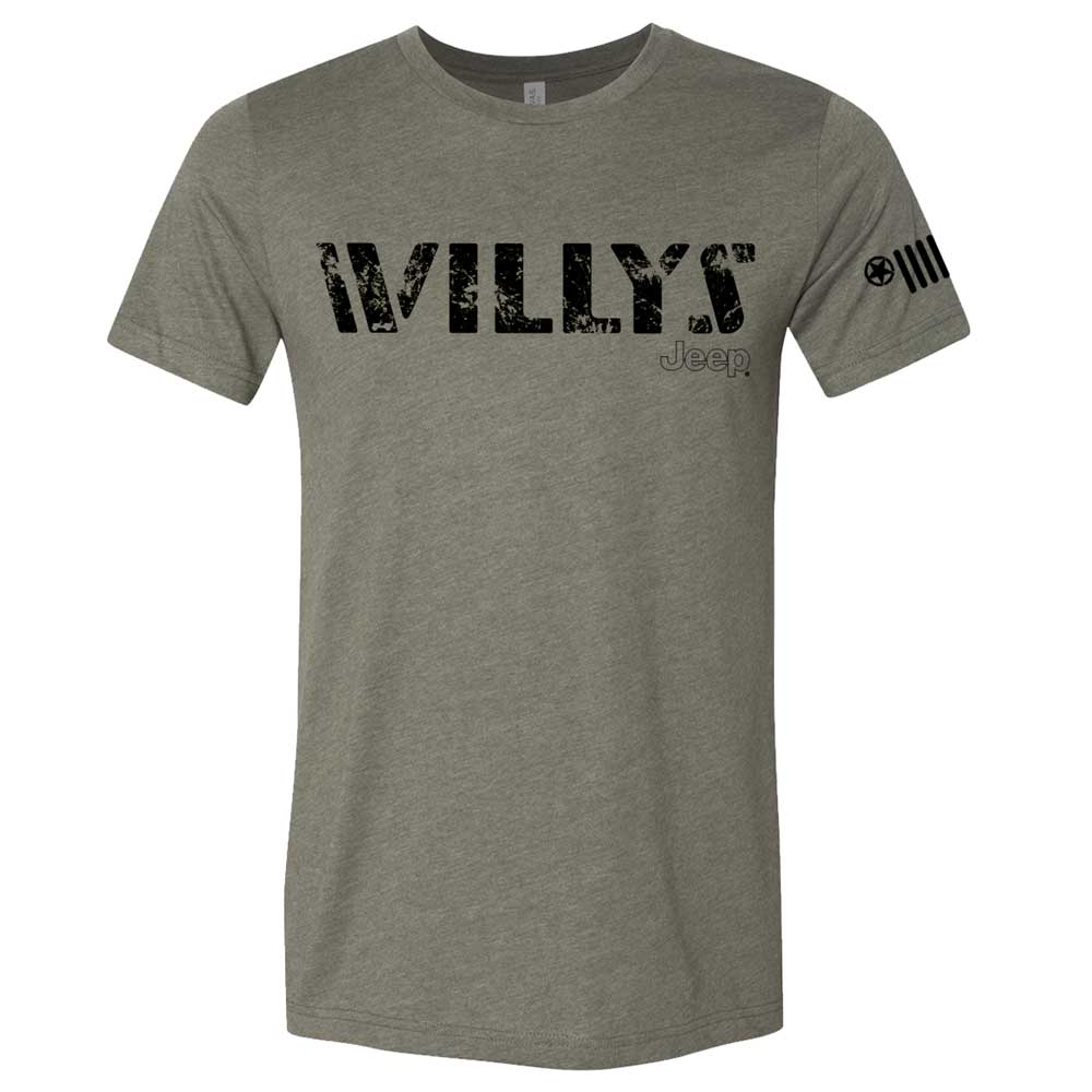 Camiseta Jeep® Willys para hombre, color verde militar