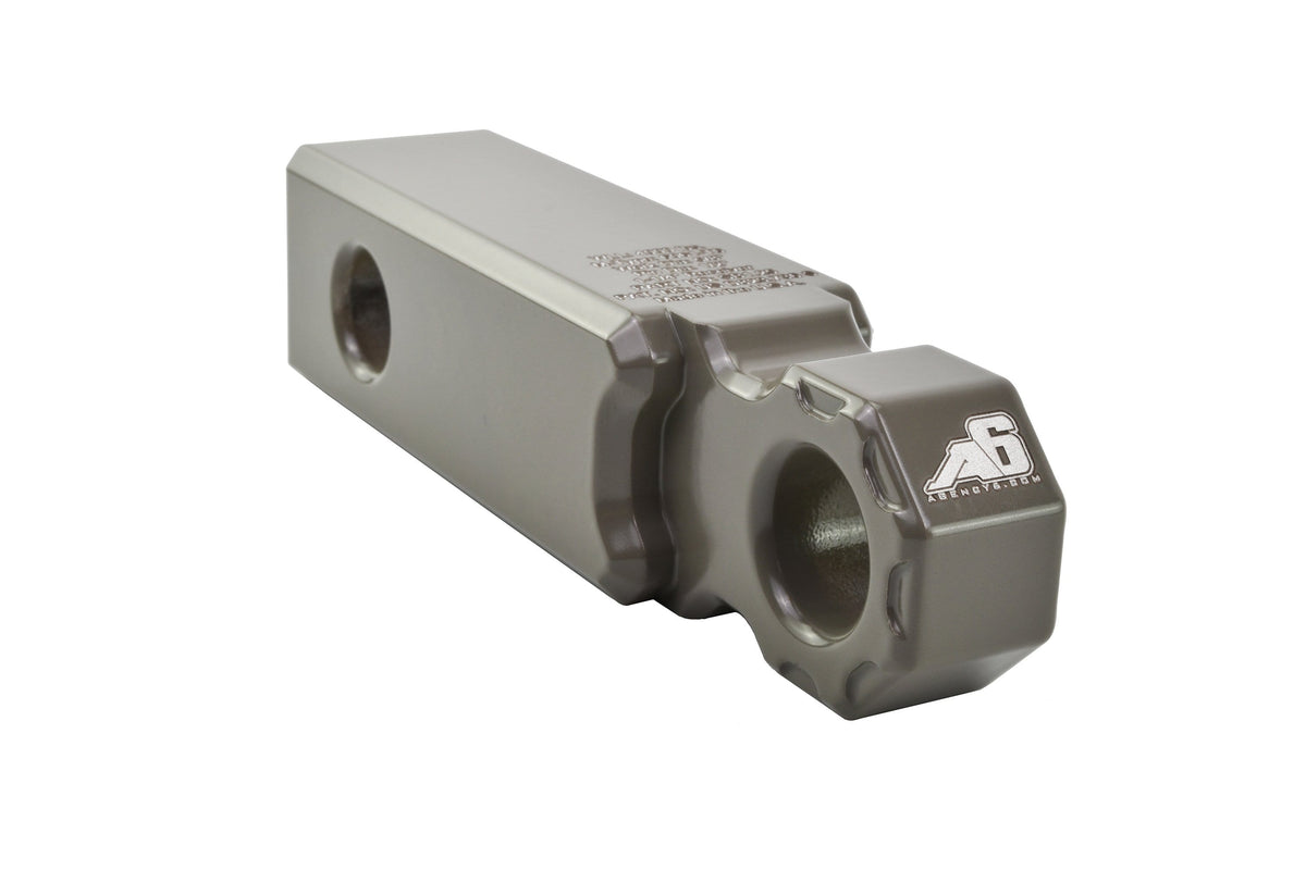 Agency 6 1.25 inch shackle block assembly in earth grey for universal fit