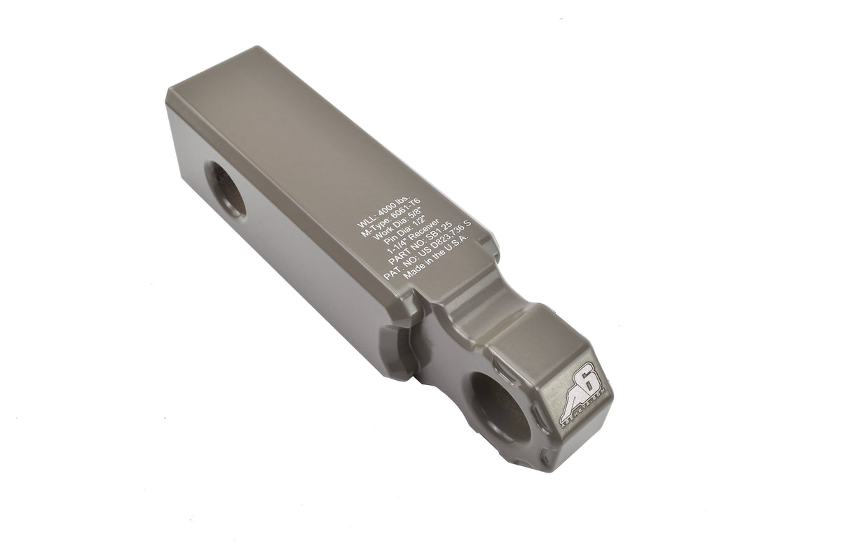 Agency 6 1.25 inch shackle block assembly in earth grey for universal fit