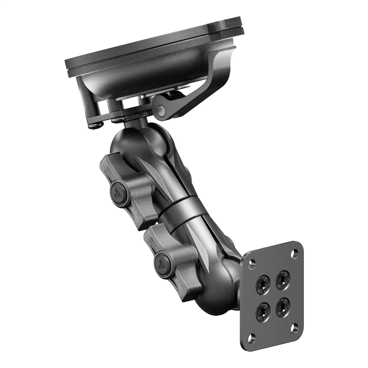 Tackform windshield suction cup mount with universal AMPS plate, universal fit