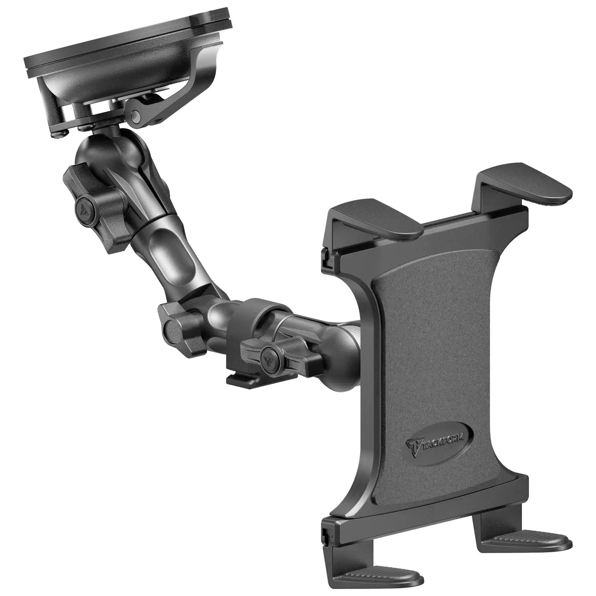 Tackform windshield suction cup mount with composite tablet holder, universal fit
