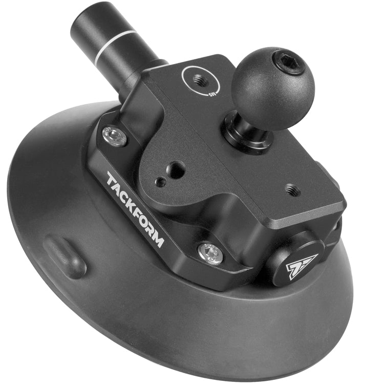 Tackform 4.75" pump suction cup with 25.4mm / 1" / B-sized rubber ball for universal fit