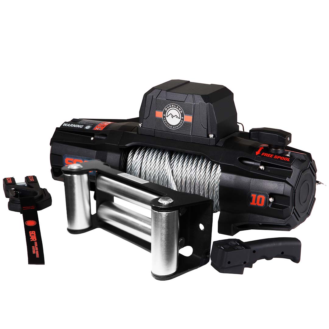 Overland Vehicle Systems SCAR 10 10,000 lb steel cable winch
