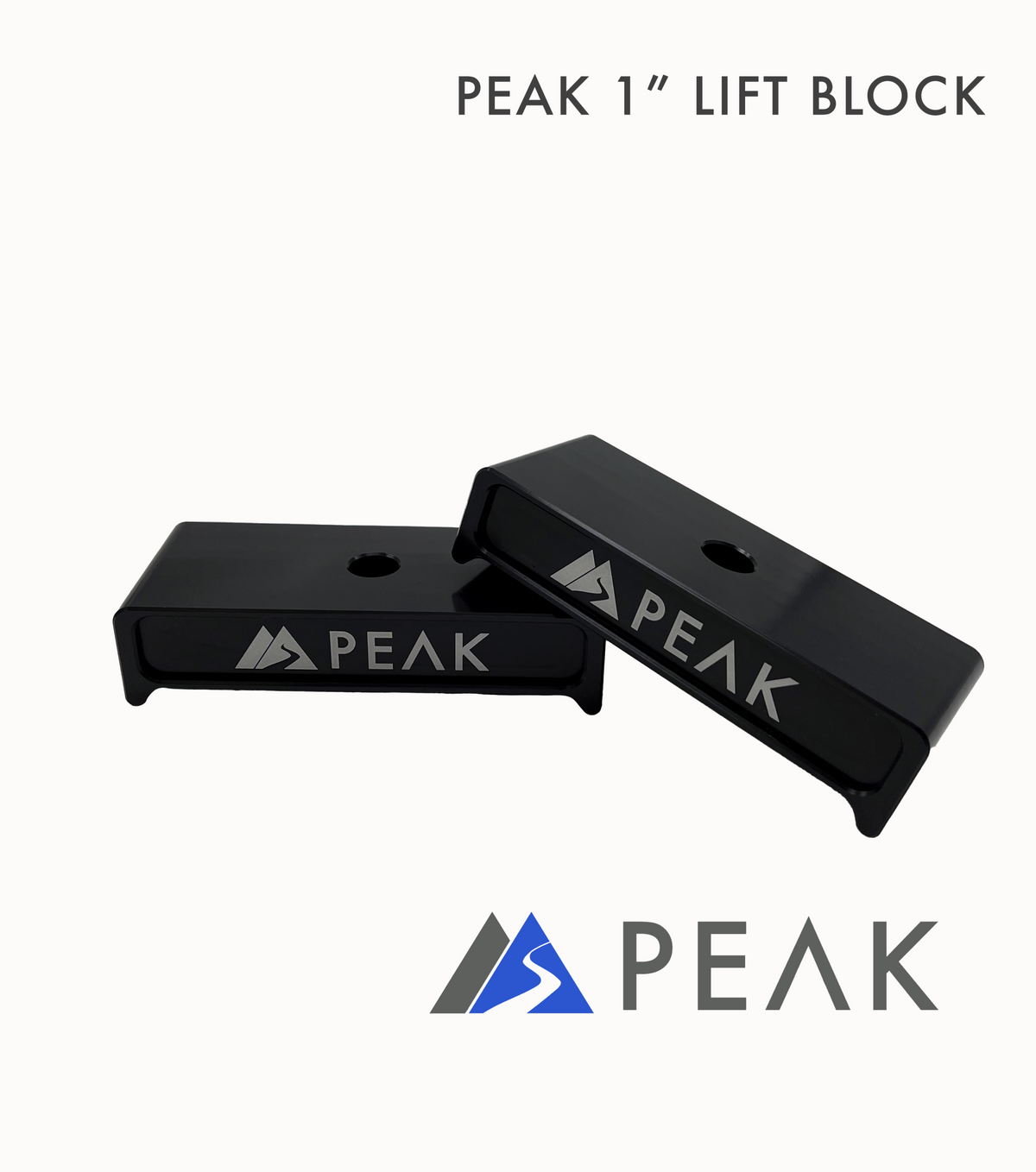Peak Suspension 1" Lift Block – 19+ Silverado/Sierra 1500 (non ZR2) for 2019+ Chevy Silverado 1500 / GMC Sierra 1500
