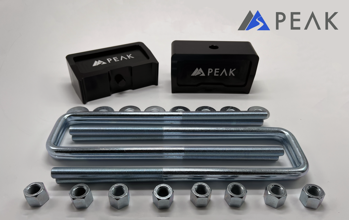 Peak Suspension 1" Lift Block – 22+ Silverado ZR2 for 2022+ Chevy Silverado 1500