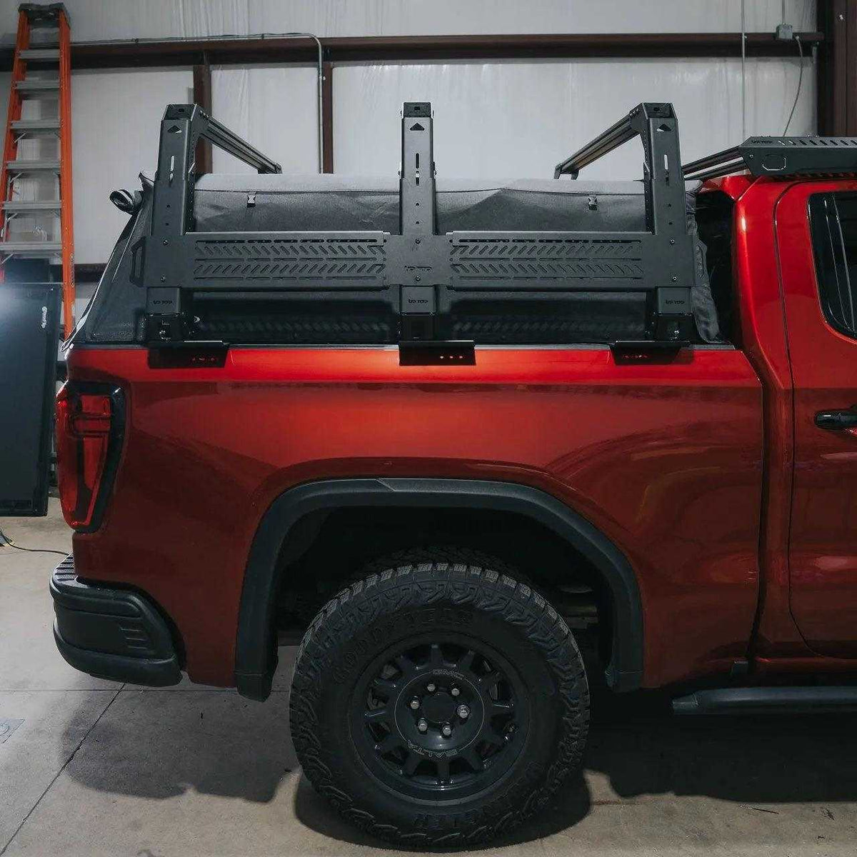 upTOP Overland soft topper compatible TRUSS bed rack