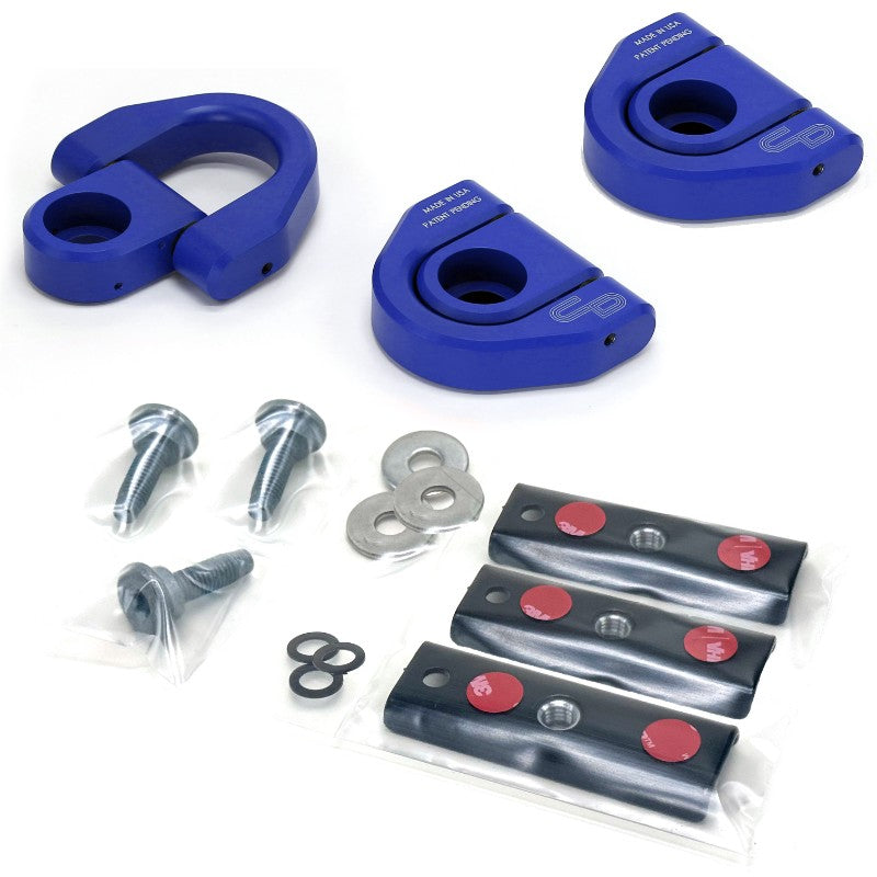 Charvonia Design billet spare tire mount D-rings for universal fit