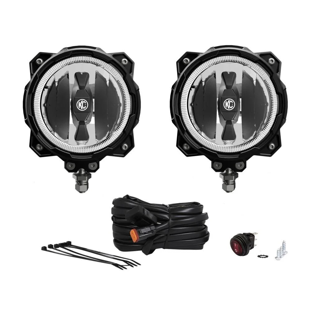 KC HiLiTES Gravity® Pro6 LED Single Pair Pack System