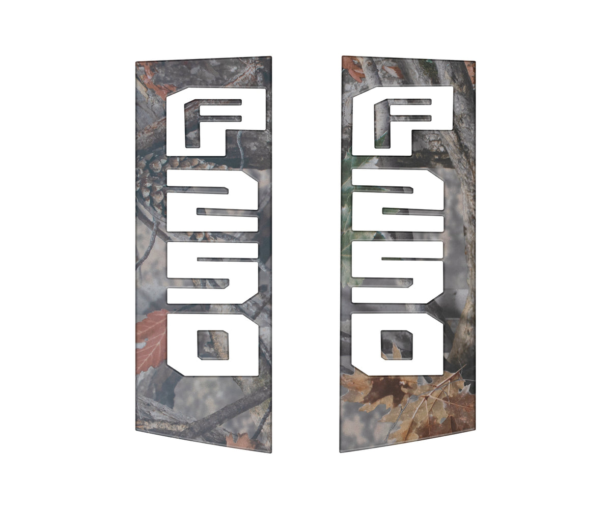 Tufskinz side emblem overlays for Ford Super Duty F-250 and F-350 2017-2022