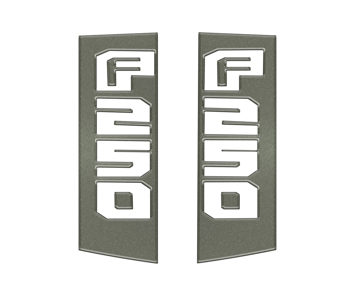Tufskinz side emblem overlays for Ford Super Duty F-250 and F-350 2017-2022