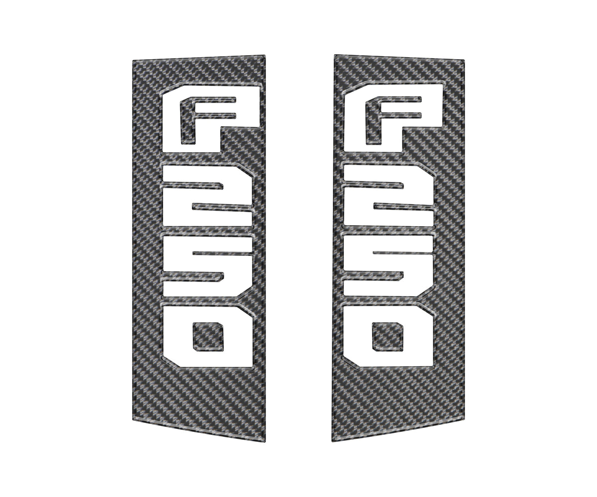 Tufskinz side emblem overlays for Ford Super Duty F-250 and F-350 2017-2022