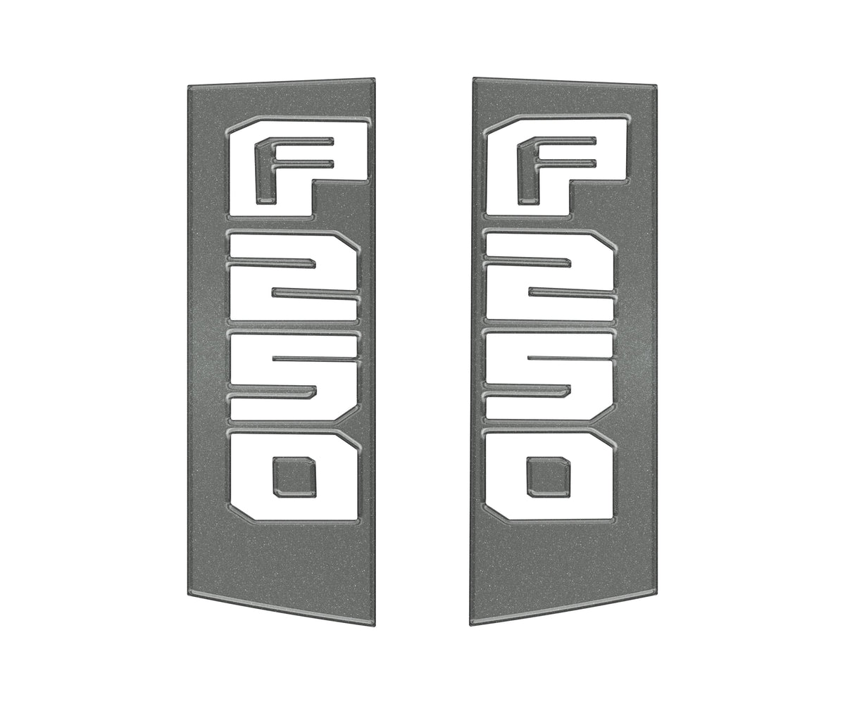 Tufskinz side emblem overlays for Ford Super Duty F-250 and F-350 2017-2022