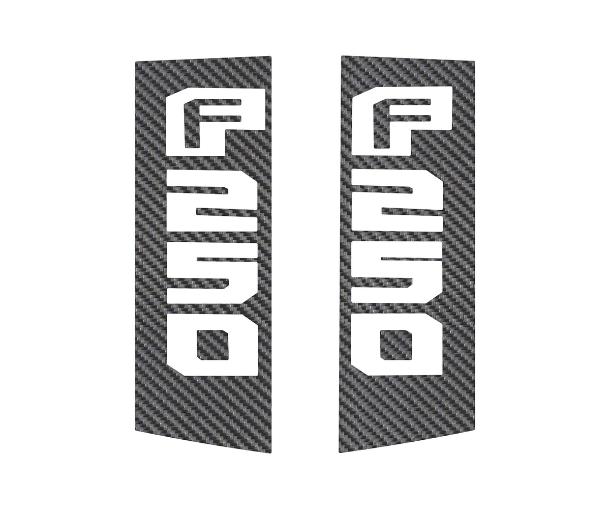 Tufskinz side emblem overlays for Ford Super Duty F-250 and F-350 2017-2022
