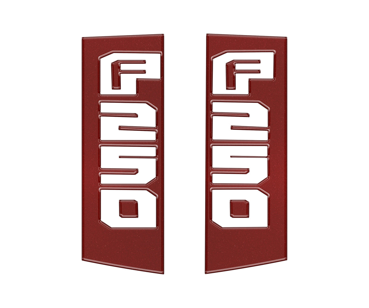 Tufskinz side emblem overlays for Ford Super Duty F-250 and F-350 2017-2022